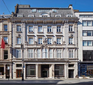 Street façade, 144–146 New Bond Street